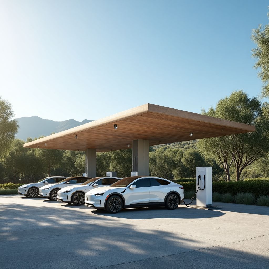 Estación de carga para vehículos eléctricos